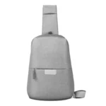 WiWU Mega Polyester Crossbody Bag with USB Charging Port Slim Big Capacity Shoulderbag