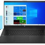 Newest HP 17z Laptop Jet Black, 17.3" HD+ Display (AMD Athlon Gold 3150U 2-Core, 16GB RAM, 1TB PCIe SSD, AMD Radeon, WiFi 5, Bluetooth 5.0, HD Webcam, 1xHDMI, Win 11 Pro) with Hub