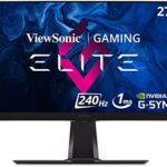 ViewSonic ELITE XG271QG 27 Inch 1440p 1ms 240Hz IPS Gaming Monitor with GSYNC, NVIDIA Reflex, DisplayHDR 400, RGB Lighting, and Advanced Ergonomics for Esports