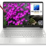 [Windows 11 Pro] HP 15 15.6" Business Laptop, Octa-Core AMD Ryzen 7 5700U up to 4.3GHz (Beat i7-1165G7), 16GB DDR4 RAM, 1TB PCIe SSD, WiFi 6, Bluetooth 5.2, Webcam, Type-C, Silver, 64GB Flash Drive