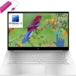 [Windows 11 Pro] HP Envy 17 17.3" FHD Touchscreen Business Laptop, Intel Quad-Core i7-1165G7, 64GB DDR4 RAM, 2TB PCIe SSD, WiFi 6, BT 5.0, Thunderbolt 4, Backlit KB, Fingerprint Reader, Type-C HUB