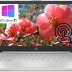 [Windows 11 S] HP 14 14" Touchscreen Laptop Computer, Intel Core i3 1115G4 up to 3.2GHz (Beat i5-8365U), 16GB DDR4 RAM, 512GB PCIe SSD, 802.11AC WiFi, Bluetooth 4.2, Webcam, Silver, 64GB Flash Stylus