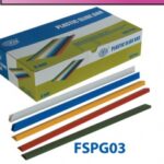Plastic Sliding Binding Flat Bar - 3MM- GREEN---FSPG03-GR