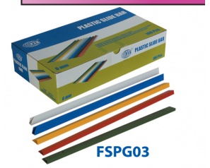 Plastic Sliding Binding Flat Bar - 3MM- GREEN---FSPG03-GR