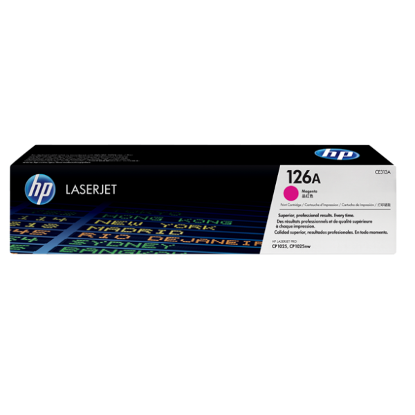 HP 126A Magenta Original LaserJet Toner Cartridge (CE313A)