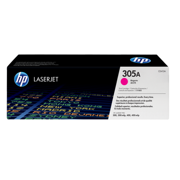 HP 305A Magenta Original LaserJet Toner Cartridge (CE413A)