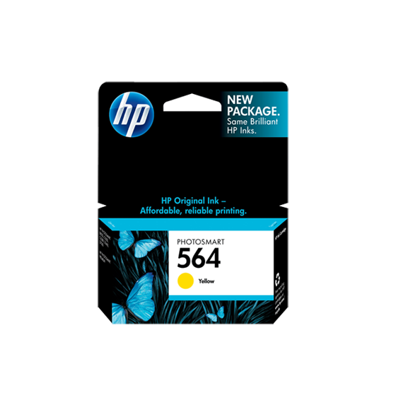 HP 564 Yellow Original Ink Cartridge (CB320WN)