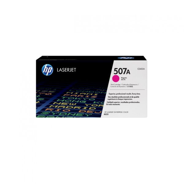 HP 507A Magenta Original LaserJet Toner Cartridge (CE403A)