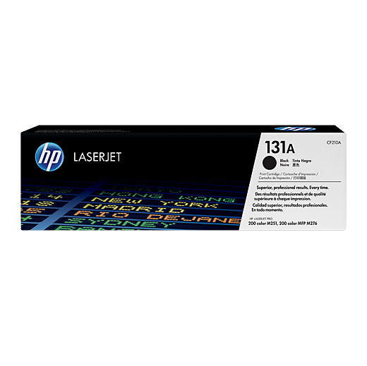 HP 131A Black Original LaserJet Toner Cartridge (CF210A)