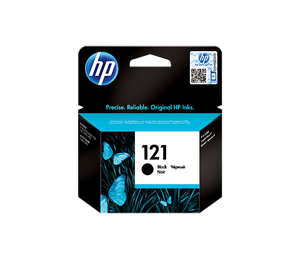 HP 121 Black Original Ink Cartridge (CC640HE)