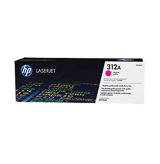 HP 312A Magenta Original LaserJet Toner Cartridge (CF383A)