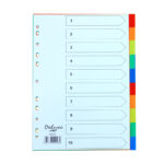 Deluxe [49410] Index (1-10) - Plain PVC