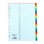 Deluxe [49420] Index (1-20) - Plain PVC