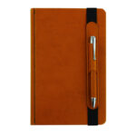 Executive NoteBook - Black/Brown  (FIS [FSNBEXSL1321BK])
