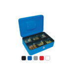Cash Box With Key Lock , 8"- BLUE---FSCPTS0032BL