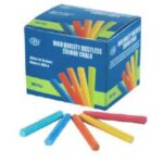 Dustless Colour Chalk - 12 PCS/PKT--FSCT12C