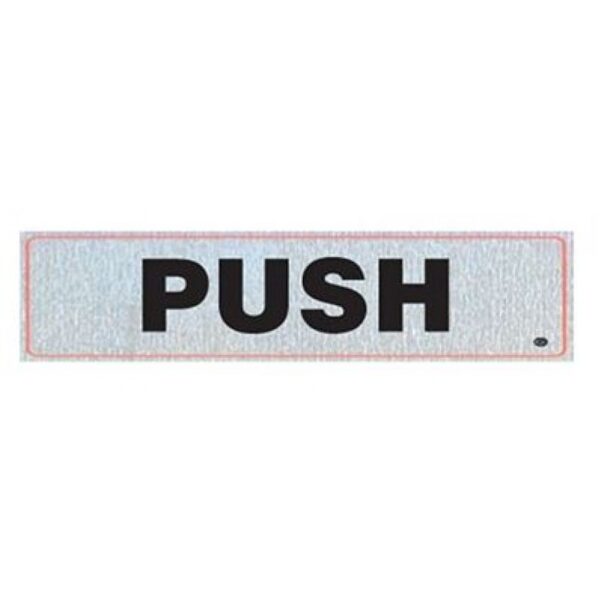 "PUSH" STICKER 17 X 4CM--FSST174PUSHV -