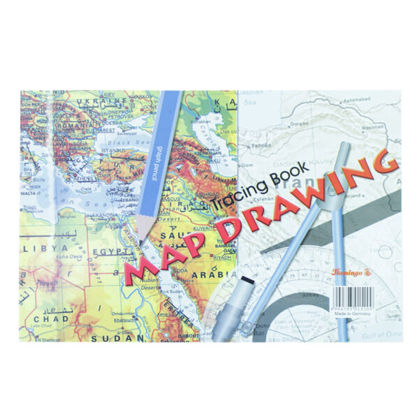 Flamingo Tracing Book Map Drawing-015209