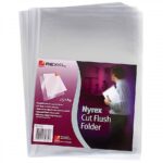 Rexel [12153] Nyrex Cut Flush Folder A4 Clear