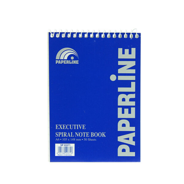 Paperline A6 Executive Spiral Notebook - 50 Sheet [SP03371]