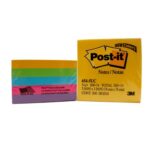 3M Post-it Notes 654-5UC, 3 in x 3 in (76 mm x 76 mm) Assorted Ultra