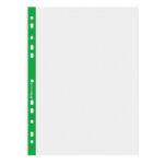 Rexel-12265 CKP/A4 REINFORCED POLISHED POCKETS (GREEN)
