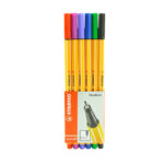 STABILO Point 88 Fineliner Pen Wallet of 6