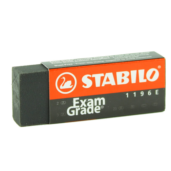 STABILO 1196E12E EXAM GRADE BLACK ERASER