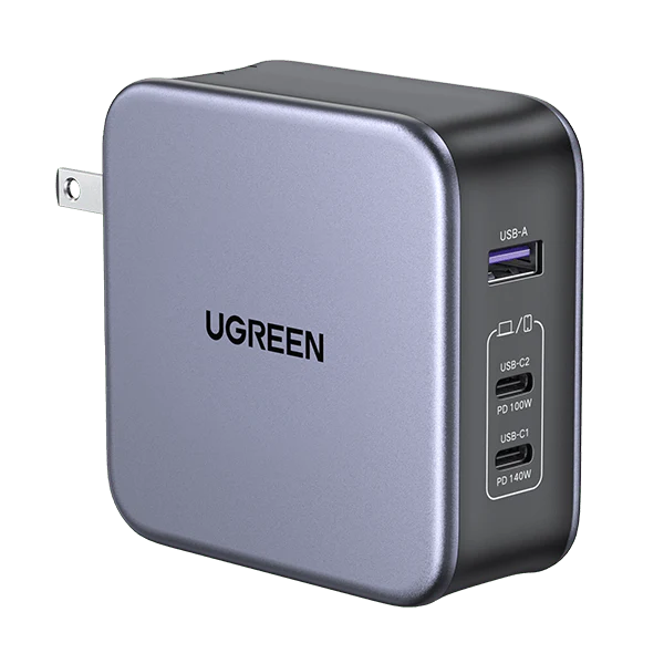 Ugreen Nexode 140W USB C GaN Charger-3 Ports Wall Charger