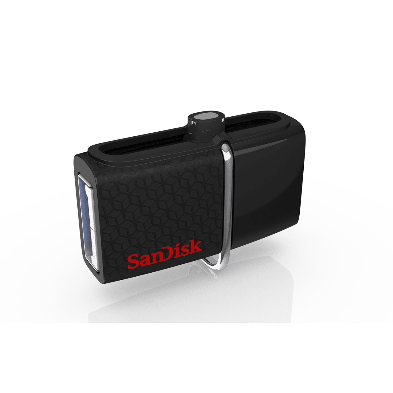 SANDISK OTG ULTRA DUAL USB DRIVE 2.0 16 GB BLACK - SDD2-016G-GAM46