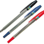 Uniball SA-S Medium Ball Point Pen - Blue, (Pack of 12)